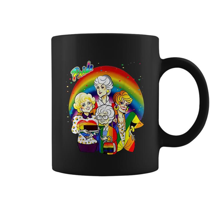 Rainbow Pride The Golden Lgbt Pride Month Girls Coffee Mug