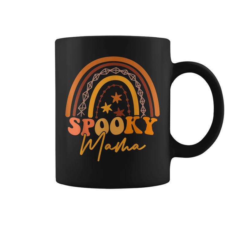 Rainbow Spooky Mama Spooky Mini Mommy And Me Funny Halloween Coffee Mug