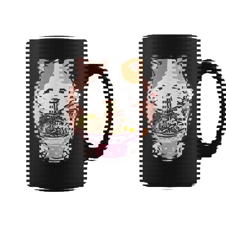 Ramen Cat Kawaii Anime Cat Ramen Lover Kawaii Neko Coffee Mug
