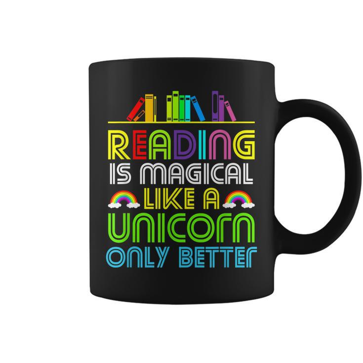 Reading Magical Unicorn T  Gifts For Men Women Kids Coffee Mug