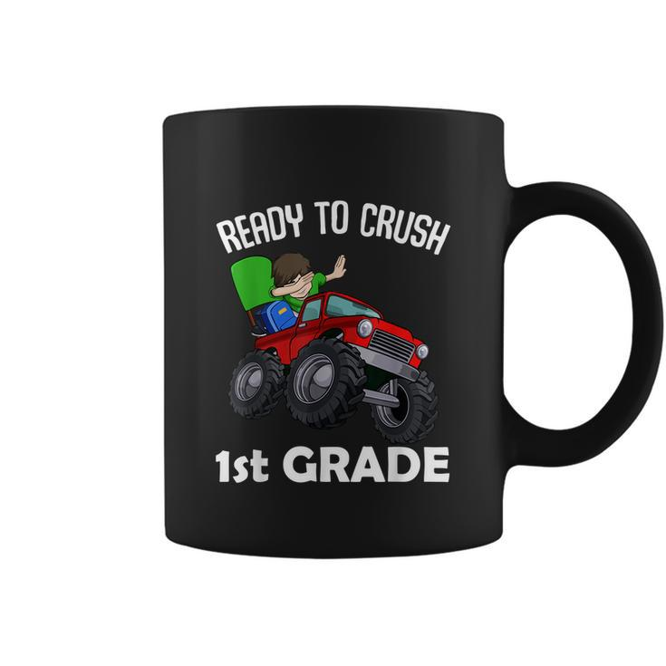 Ready To Crush 1St Grade Back To School Monster Truck Coffee Mug