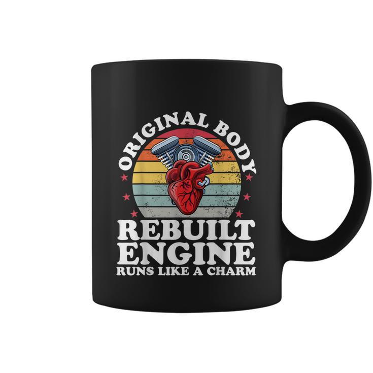 Rebuilt Engine Open Heart Surgery Recovery Survivor Men Gift Coffee Mug