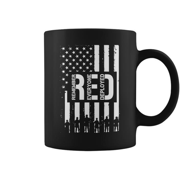 RED Remember Everyone Deployed Red Friday Flag Coffee Mug