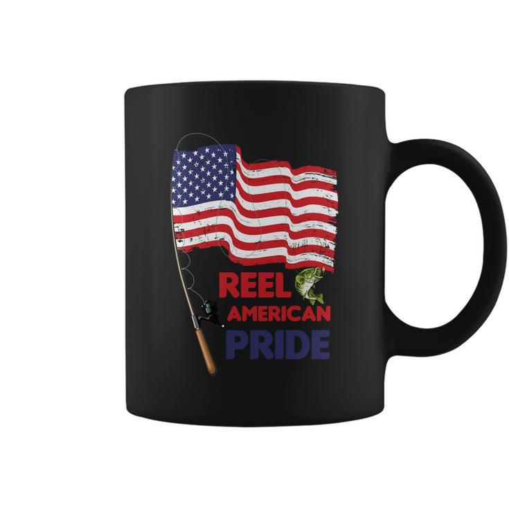 Reel American Pride 4Th Of July Fishing Coffee Mug