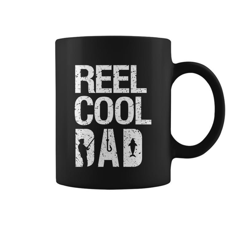 Reel Cool Dad Fishing For Fisherman Funny Coffee Mug