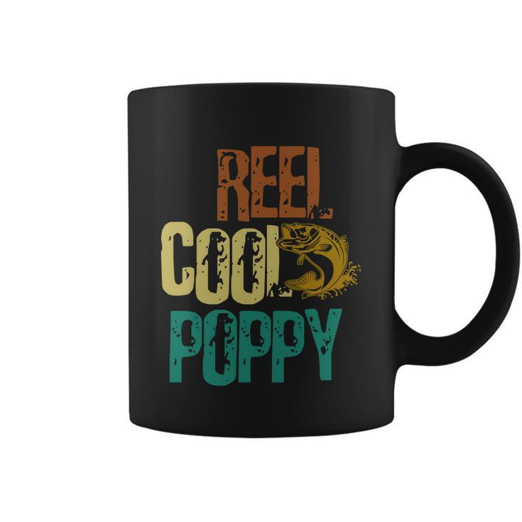 Reel Cool Poppy Vintage Fishing Coffee Mug