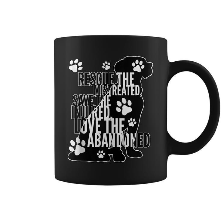 Rescue Save Love - Cute Animal Rescue Dog Cat Lovers  Coffee Mug