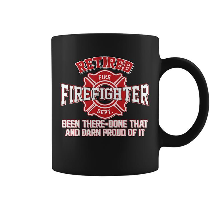 Retired Firefighter Been There Done That Tshirt Coffee Mug