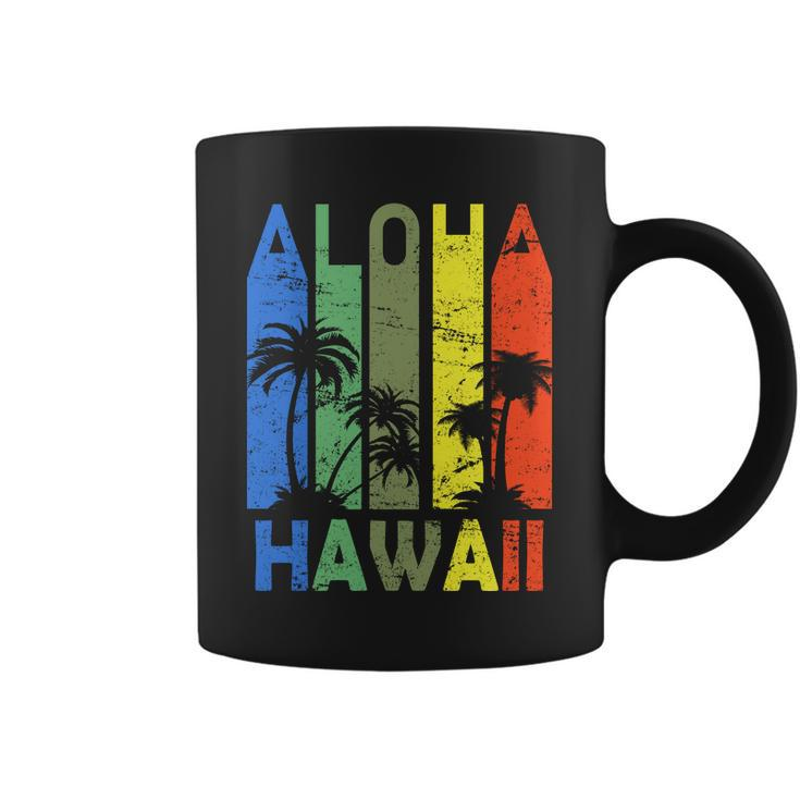 Retro Aloha Hawaii Logo Tshirt Coffee Mug