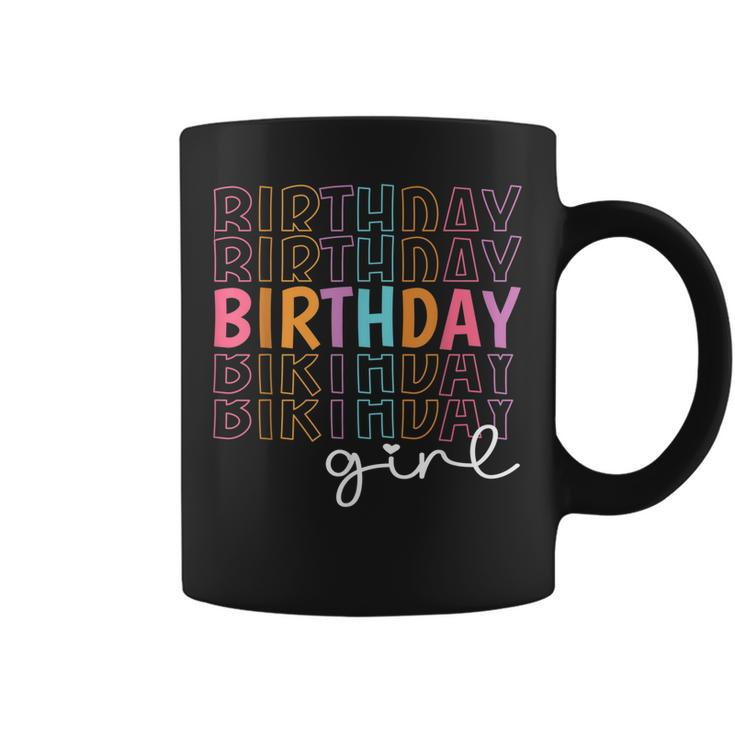 Retro Birthday Girl Party  For Princess Girl Birthday  Coffee Mug
