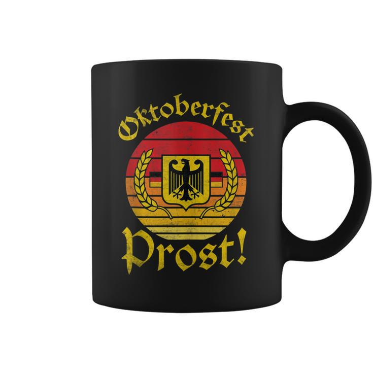 Retro Prost  Men Women German Eagle Vintage Oktoberfest  Coffee Mug