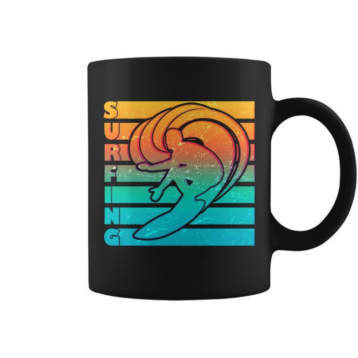 Retro Surfing V2 Coffee Mug