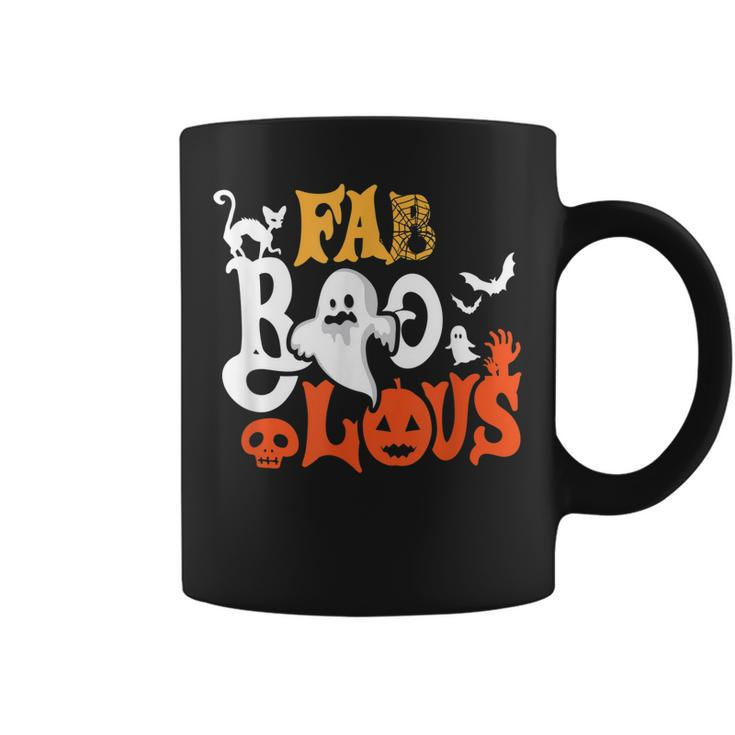 Retro Vintage Boo Fabboolous Halloween Party Costume  Coffee Mug