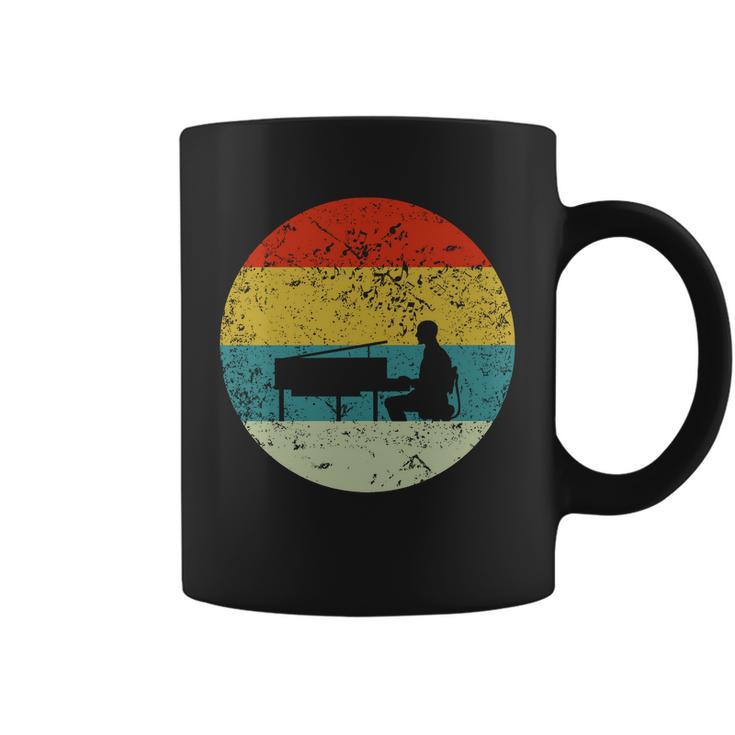 Retro Vintage Piano Player Coffee Mug