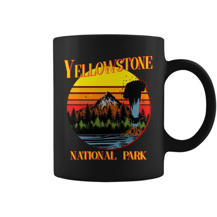 Retro Yellowstone National Park Tshirt Coffee Mug