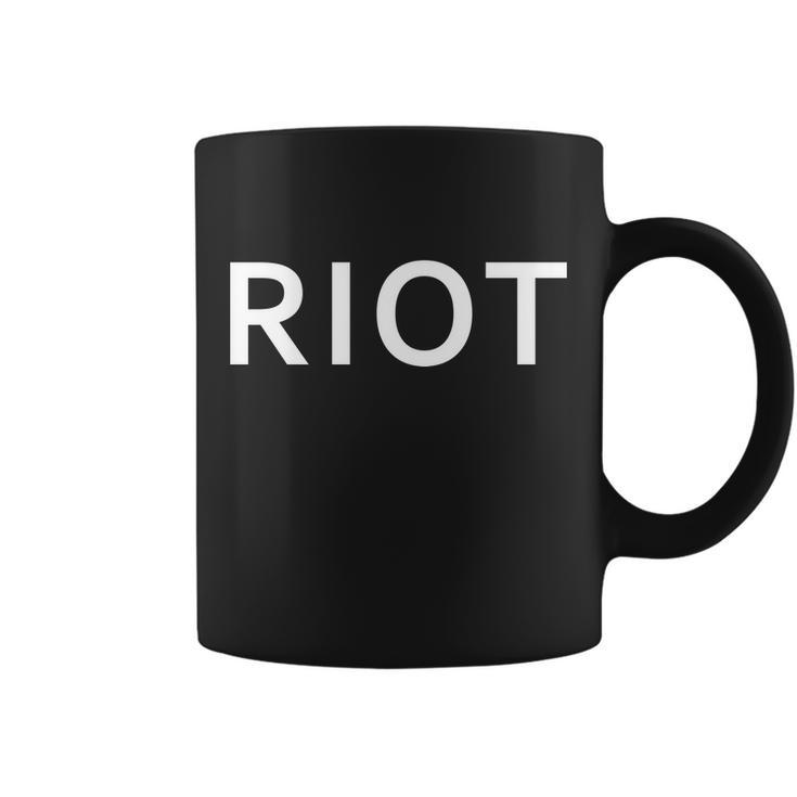 Riot Funny Vintage Classic Logo Tshirt Coffee Mug