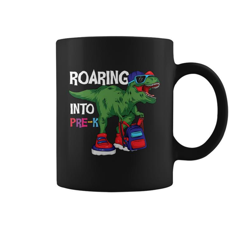 Roaring Into Prek Dinosaur Back To School Coffee Mug