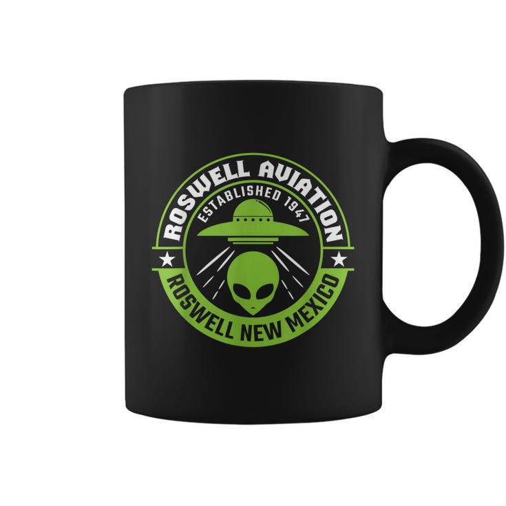 Roswell Aviation Established 1947 Roswell Alien Tshirt Coffee Mug