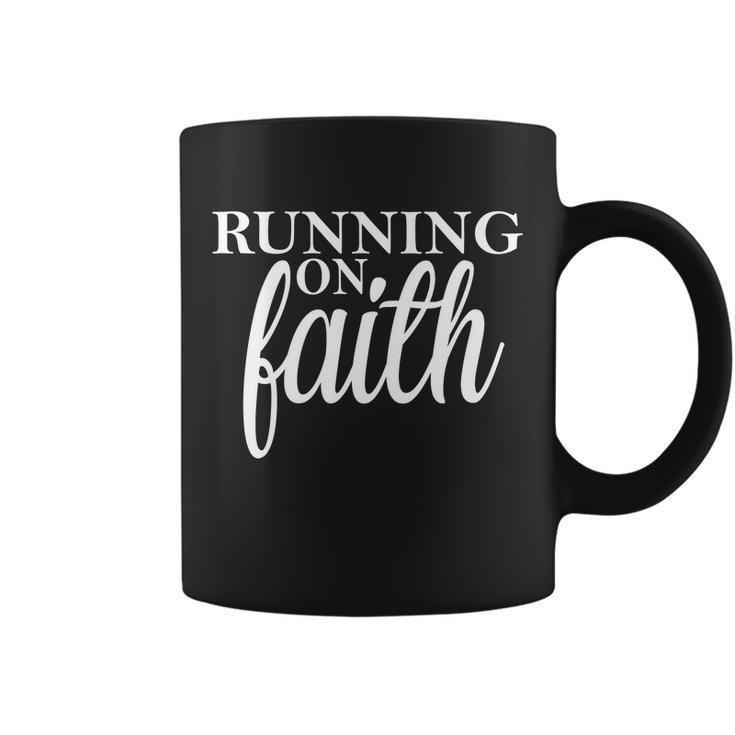 Running On Faith Coffee Mug