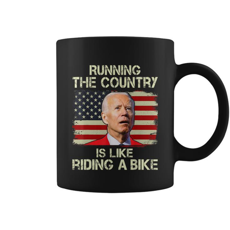 Running The Country Is Like Riding A Bike Coffee Mug