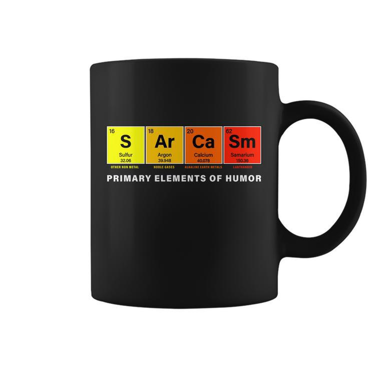 Sarcasm Primary Elements Of Humor Tshirt V2 Coffee Mug