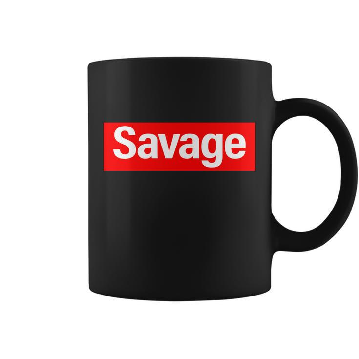 Savage Logo Tshirt Coffee Mug