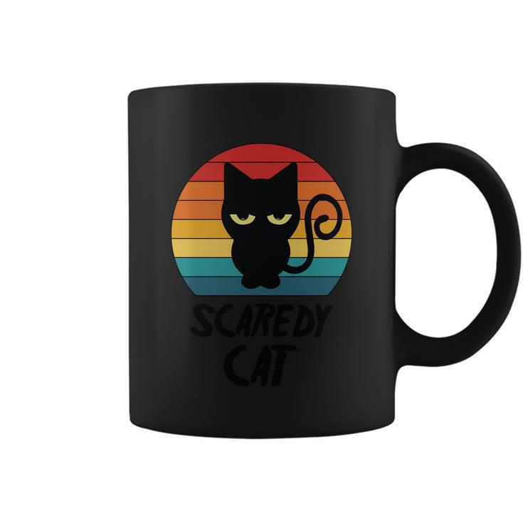 Scaredy Cat Halloween Quote V2 Coffee Mug