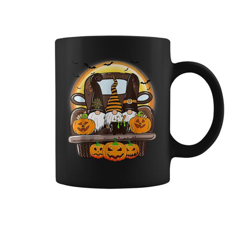 Scary Halloween Truck Gnomes Farmer Witch Pumpkin Costume  Coffee Mug