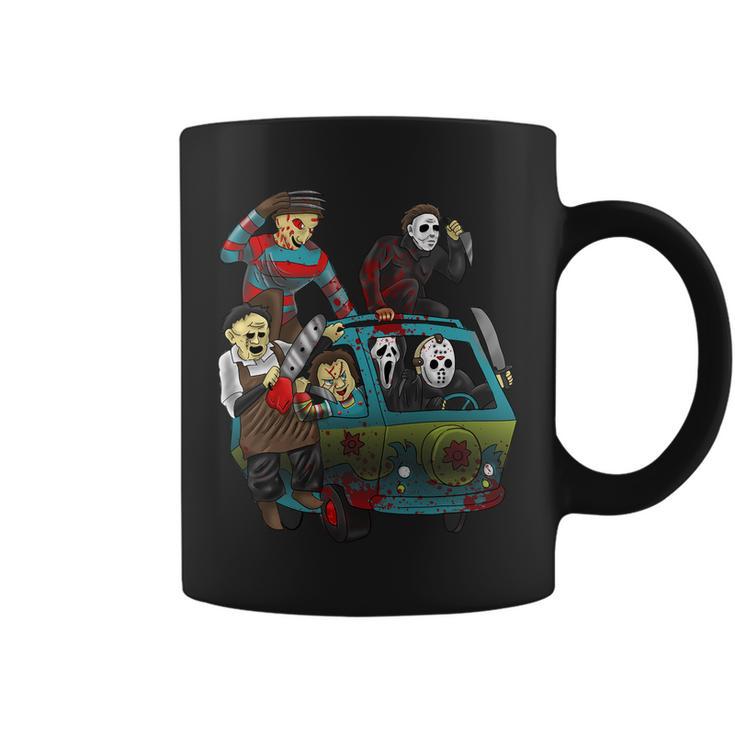 Scary Holocaust Machine Van Movie Characters Tshirt Coffee Mug