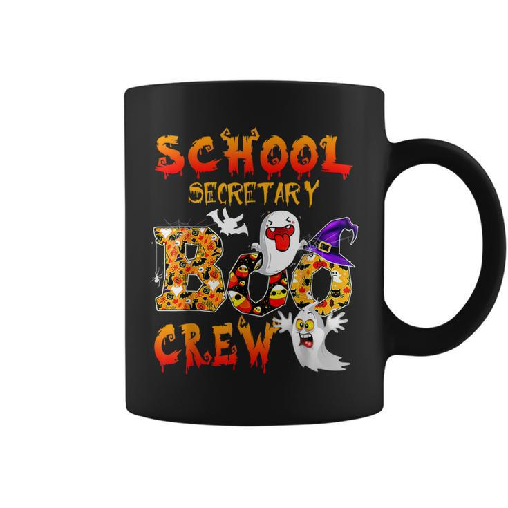 School Secretary Boo Crew Halloween School Men Women Kid  Coffee Mug