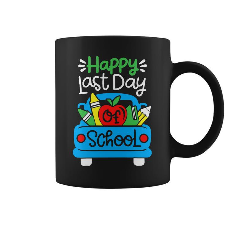 School Truck Shirts Happy Last Day Of School Teachers Kids Coffee Mug