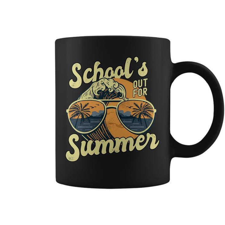 Schools Out For Summer For Teacher Cool Last Day Vintage Coffee Mug