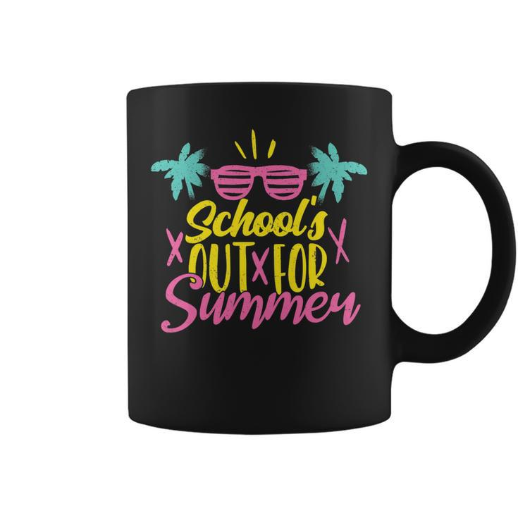 Schools Out For Summer Teacher Cool Retro Vintage Last Day Coffee Mug