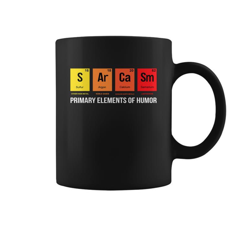 Science Sarcasm S Ar Ca Sm Primary Elements Of Humor Tshirt Coffee Mug