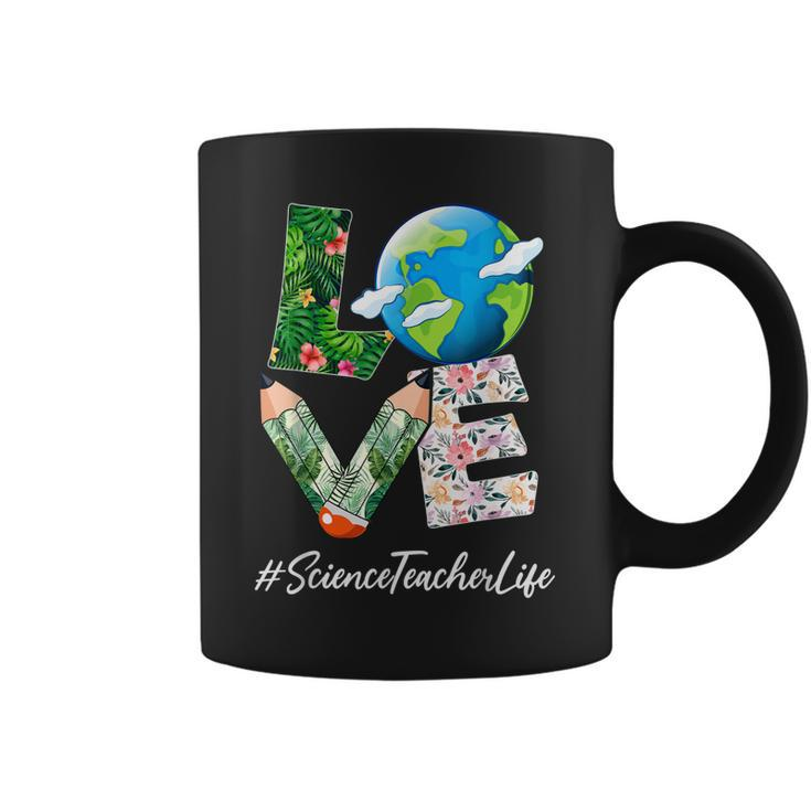 Science Teacher Love World Earth Day Save The Planet  Coffee Mug