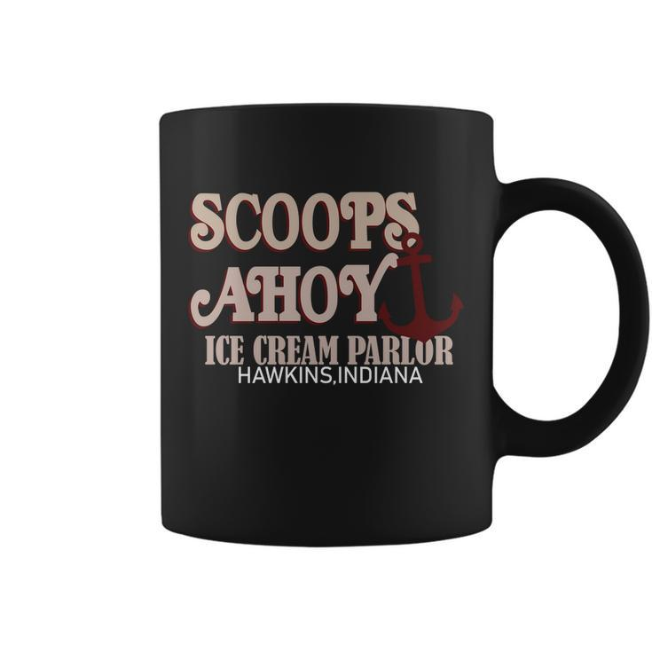 Scoops Ahoy Hawkins Indiana Tshirt Coffee Mug