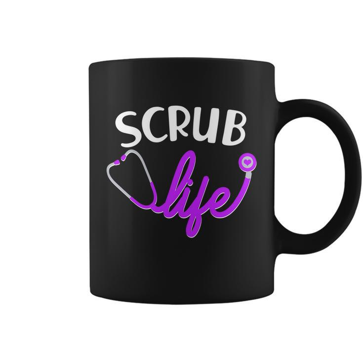Scrub Life Stethoscope Tshirt Coffee Mug