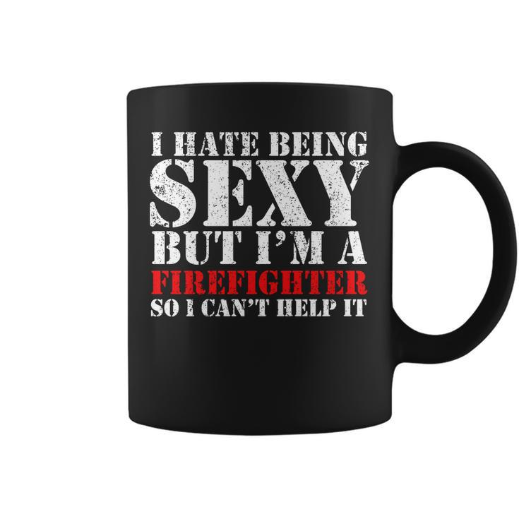 Sexy Firefighter Tshirt Coffee Mug