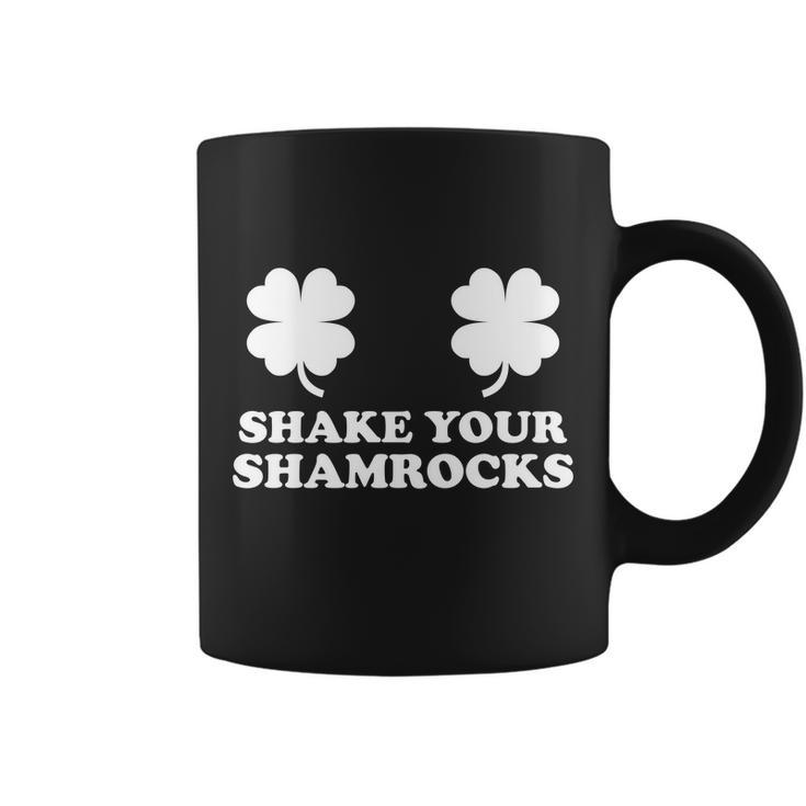 Shake Your Shamrocks St Patricks Day Clover Tshirt Coffee Mug