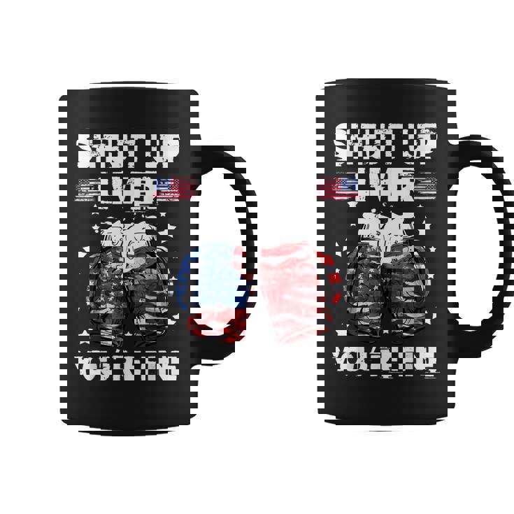 Shut Up Liver Youre Fine 4Th Of July Beer Drinking Drunk   Coffee Mug