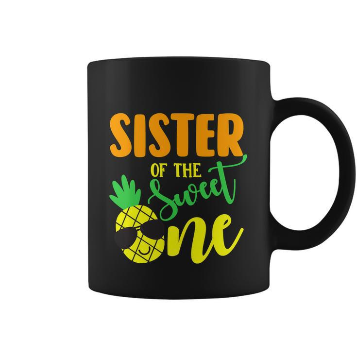 Sister Of The Sweet One Pineapple 1St Birthday Boy First Coffee Mug
