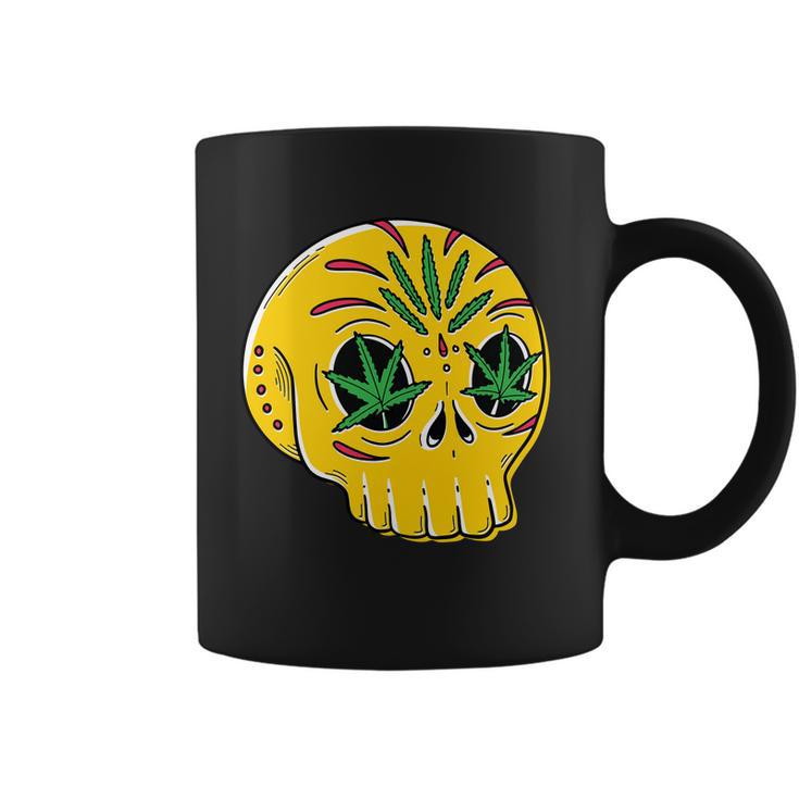 Skull Weed Coffee Mug