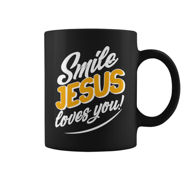 Smile Jesus Loves You Coffee Mug