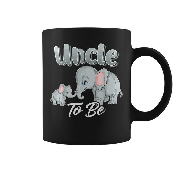 Soon Uncle To Be Elephants For Baby Shower Gender Reveal Men  Coffee Mug