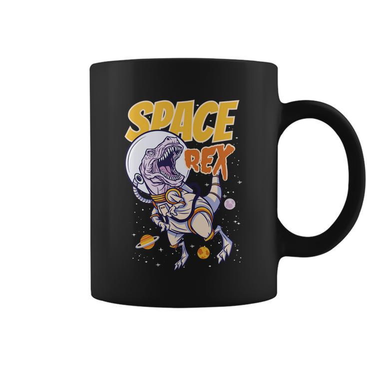 Space Rex Dinosaur Galaxy Coffee Mug