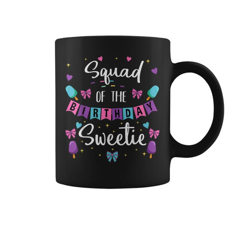 Squad Of The Birthday Sweetie Ice Cream Bday Party Friends  Coffee Mug