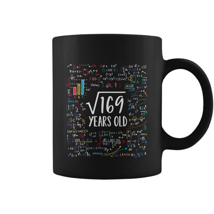 Square Root Of 169 13Th Birthday Gift 13 Year Old Gifts Math Bday Gift Tshirt Coffee Mug