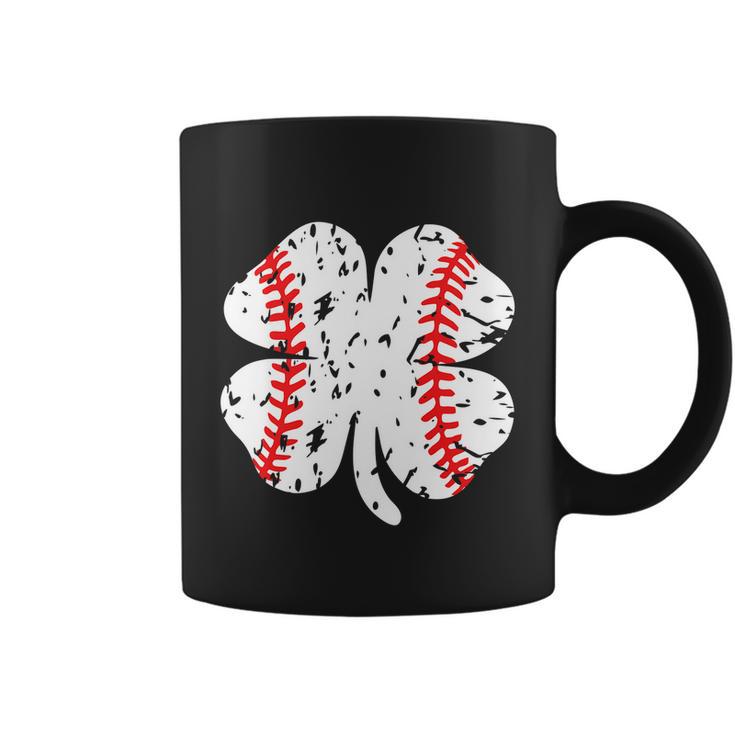 St Patricks Day Shamrock Baseball Saint Paddys Kids Boys Coffee Mug