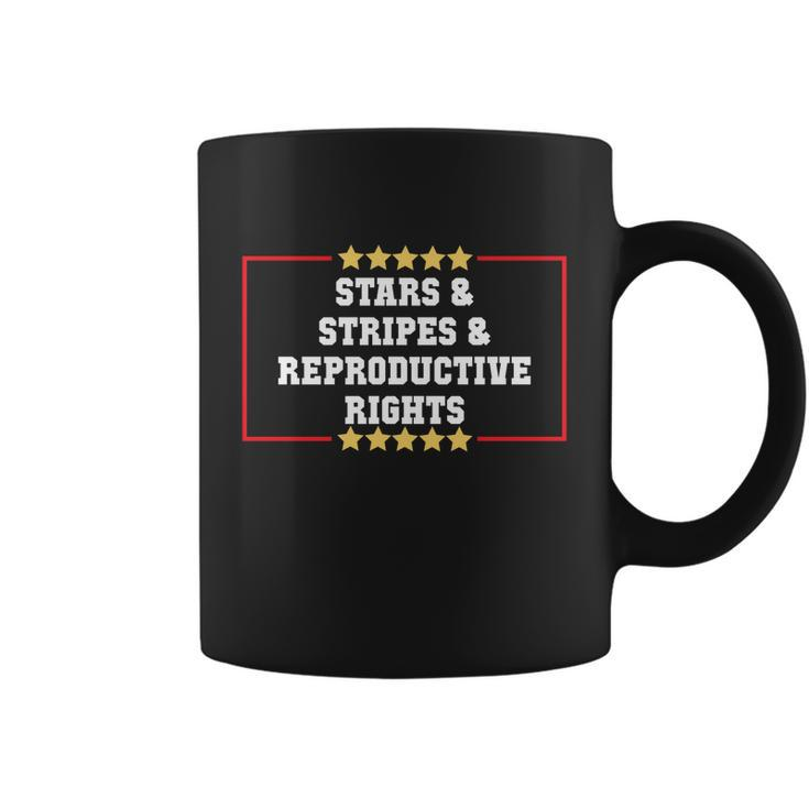 Stars Stripes Reproductive Rights American Flag 4Th Of July Gift Coffee Mug