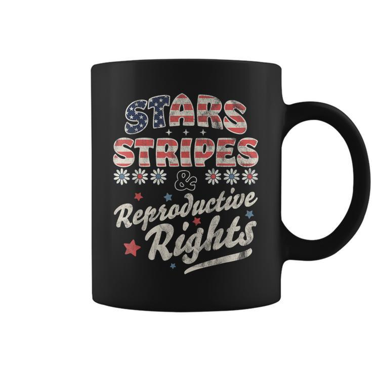 Stars Stripes Reproductive Rights Patriotic 4Th Of July Cute  V3 Coffee Mug